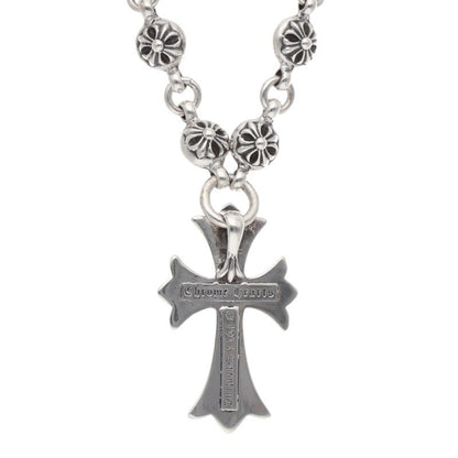 Chrome Hearts #1 CH Crossball Chain Silver Size ONE SIZE