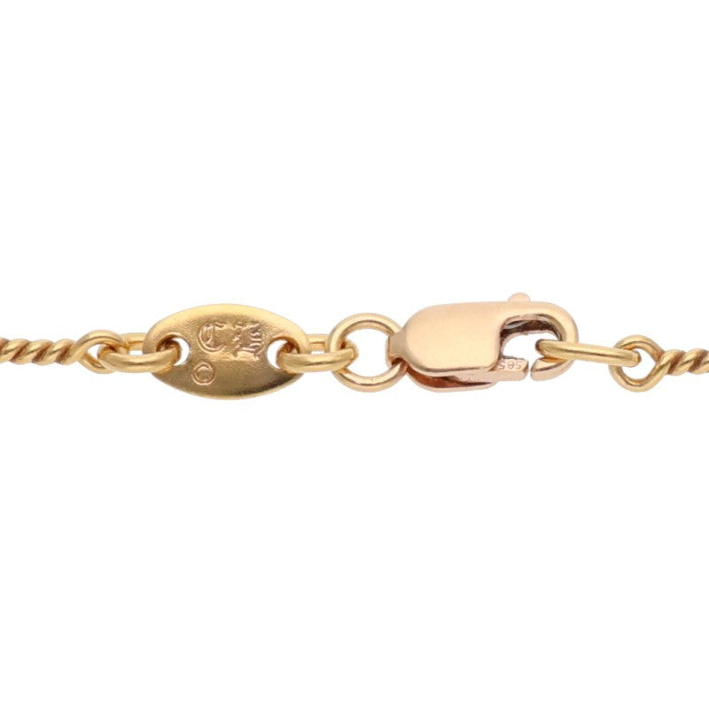 Chrome Hearts 22K Twist Chain Gold Necklace Size ONE SIZE