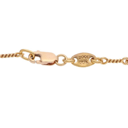 Chrome Hearts 22K Twist Chain Gold Necklace Size ONE SIZE