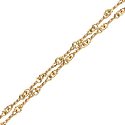 Chrome Hearts 22K Yellow Gold Twist Chain 18" Size ONE SIZE