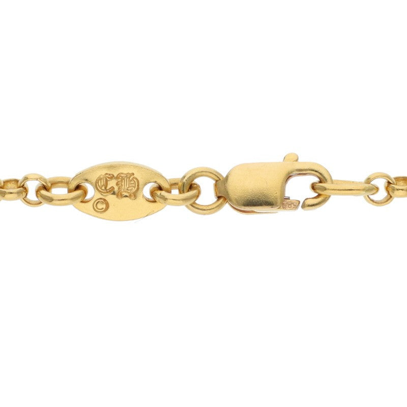Chrome Hearts 22K Gold 16" Roll Chain Necklace Size ONE SIZE