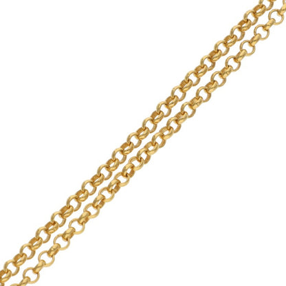 Chrome Hearts 22K Gold 16" Roll Chain Necklace Size ONE SIZE