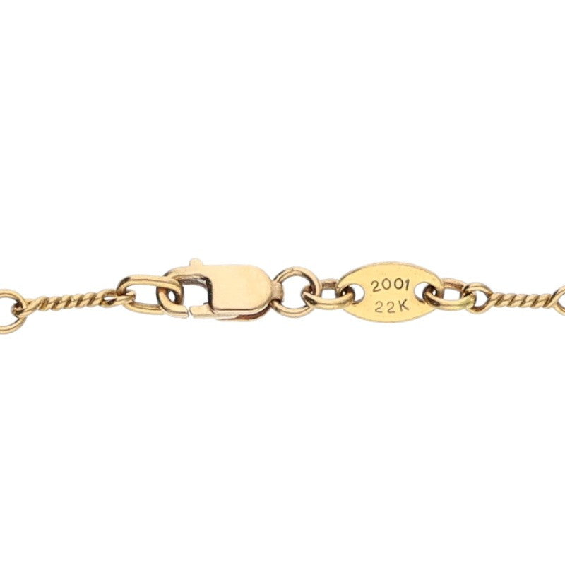 Chrome Hearts 22K Yellow Gold Twist Chain 18" Size ONE SIZE