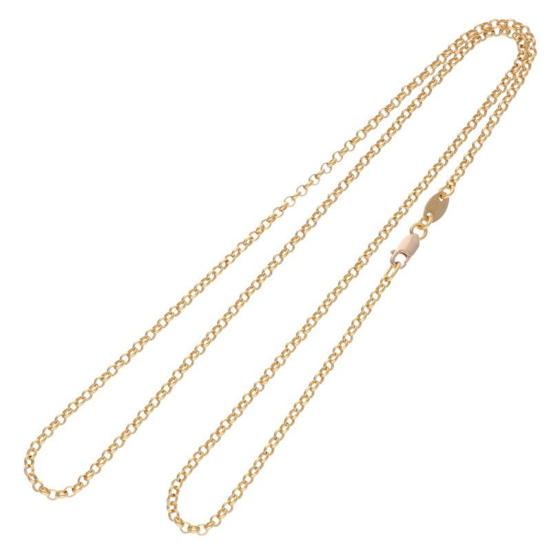 Chrome Hearts 22K Yellow Gold 20" Roll Chain Size ONE SIZE
