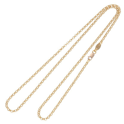 Chrome Hearts 22K Yellow Gold 20" Roll Chain Size ONE SIZE