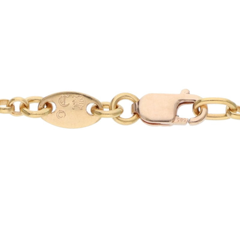 Chrome Hearts 22K Yellow Gold 20" Roll Chain Size ONE SIZE