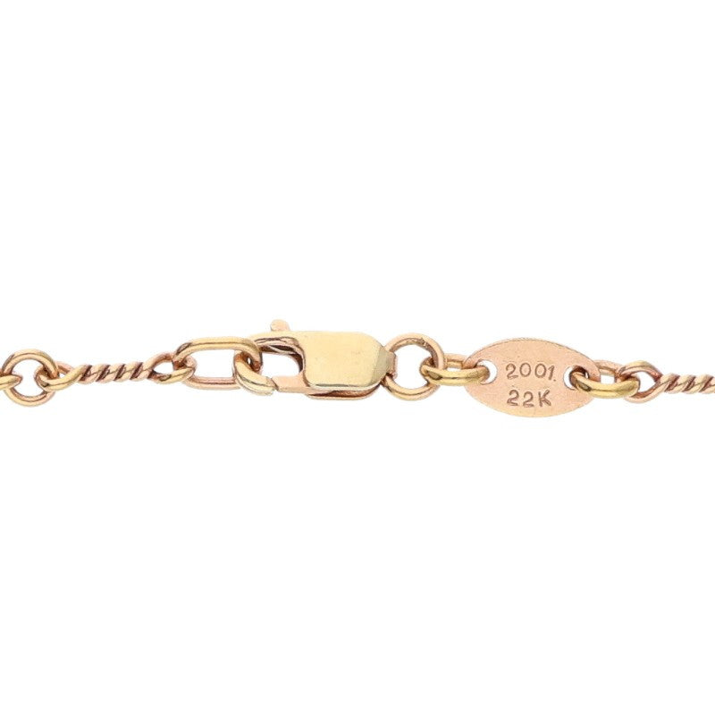 Chrome Hearts 22K Yellow Gold 24" Twist Chain