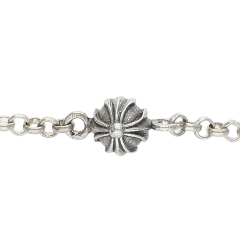 Chrome Hearts 925 Silver Cross Chain Necklace Size 18INCH