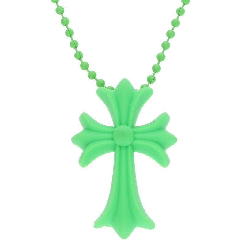 Chrome Hearts Green Rubber Small CH Cross Size ONE SIZE