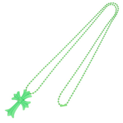 Chrome Hearts Green Rubber Small CH Cross Size ONE SIZE