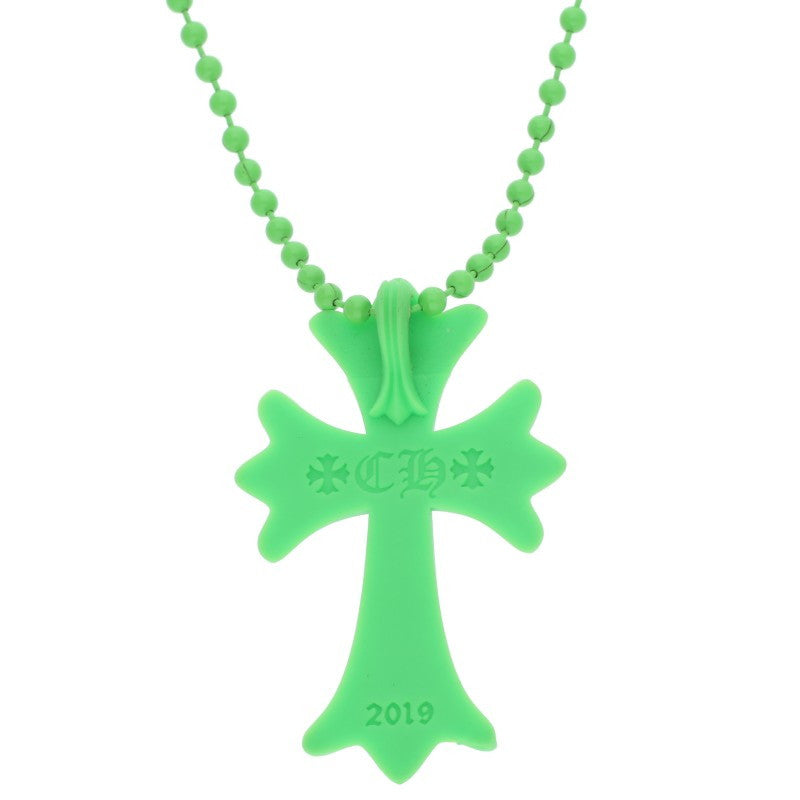 Chrome Hearts Green Rubber Small CH Cross Size ONE SIZE