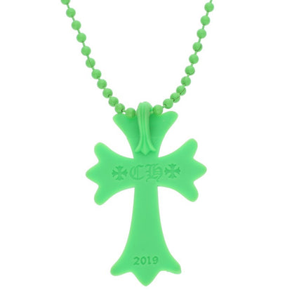 Chrome Hearts Green Rubber Small CH Cross Size ONE SIZE