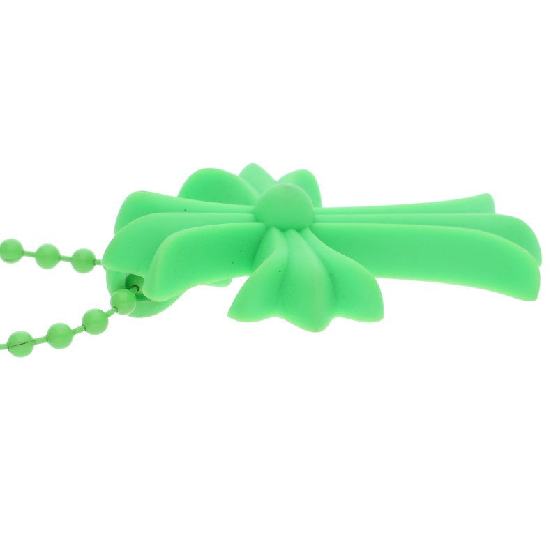 Chrome Hearts Green Rubber Small CH Cross Size ONE SIZE