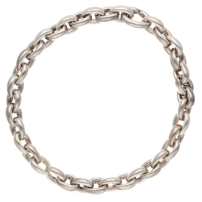 HERMES Acrobate GM Silver Necklace Size ONE SIZE