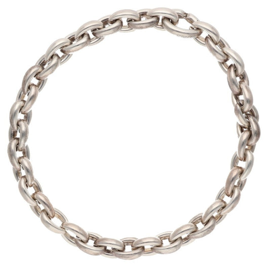 HERMES Acrobate GM Silver Necklace Size ONE SIZE