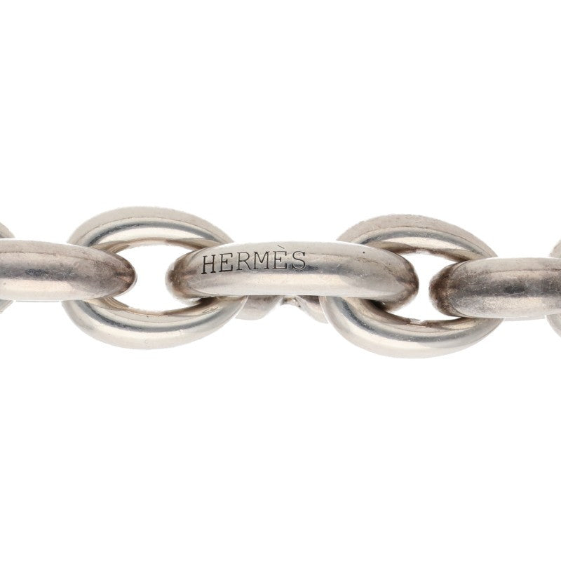 HERMES Acrobate GM Silver Necklace Size ONE SIZE