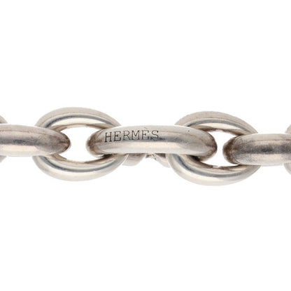 HERMES Acrobate GM Silver Necklace Size ONE SIZE