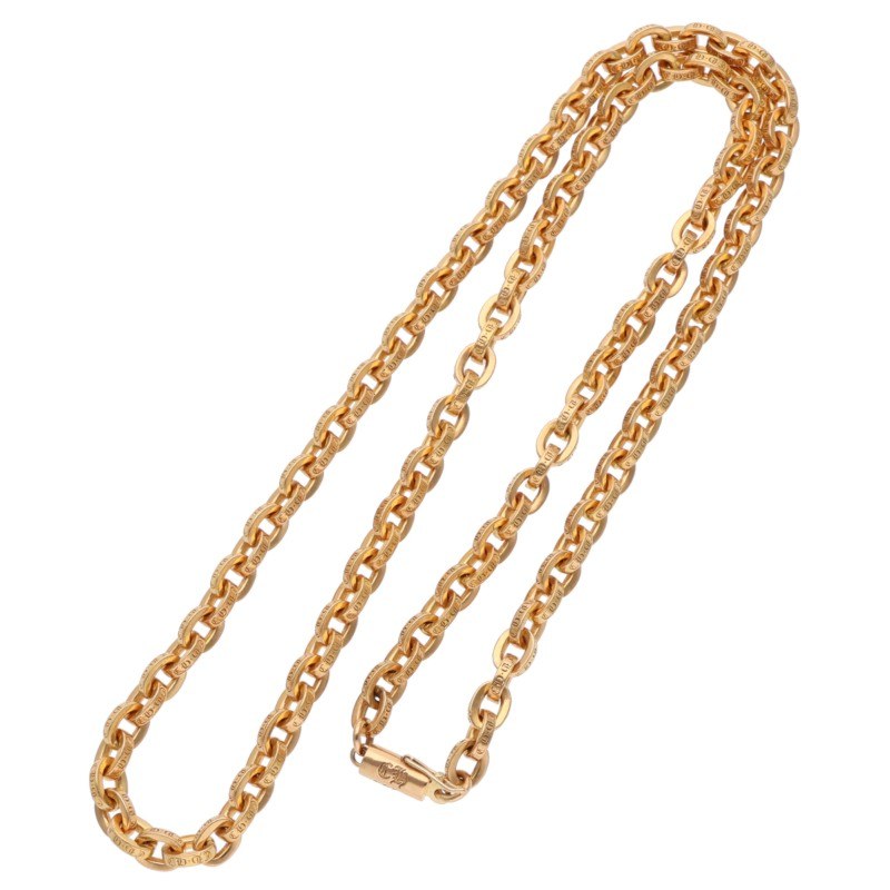 Chrome Hearts 22K Yellow Gold Chain Necklace Size 20INCH