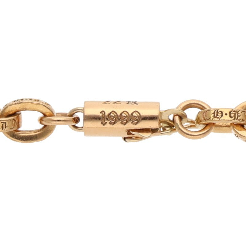 Chrome Hearts 22K Yellow Gold Chain Necklace Size 20INCH