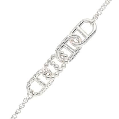 HERMES Chaine d'Ancre Alea II Silver Long Size ONE SIZE