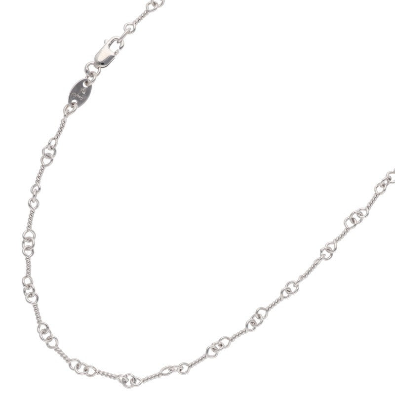 Chrome Hearts 18K White Gold Chain Necklace Size 16INCH