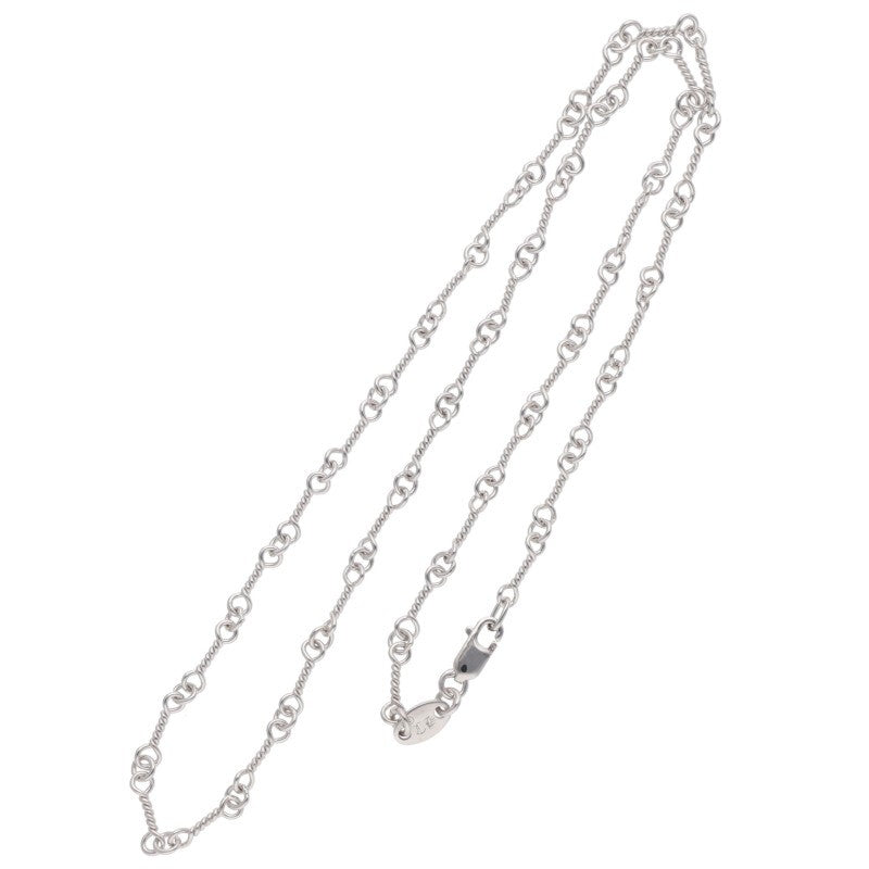 Chrome Hearts 18K White Gold Chain Necklace Size 16INCH