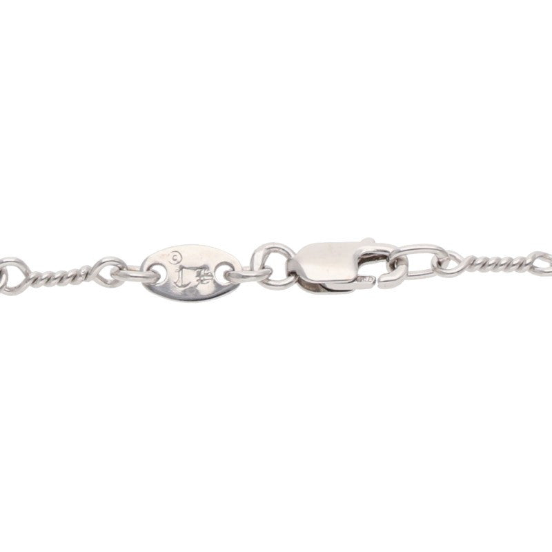Chrome Hearts 18K White Gold Chain Necklace Size 16INCH