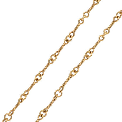 Chrome Hearts 22K Yellow Gold Chain Necklace Size 18INCH