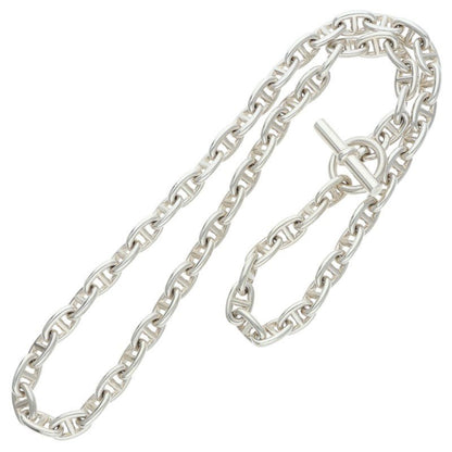 HERMES Chaine d'Ancre TPM Silver Necklace 925 Size ONE SIZE