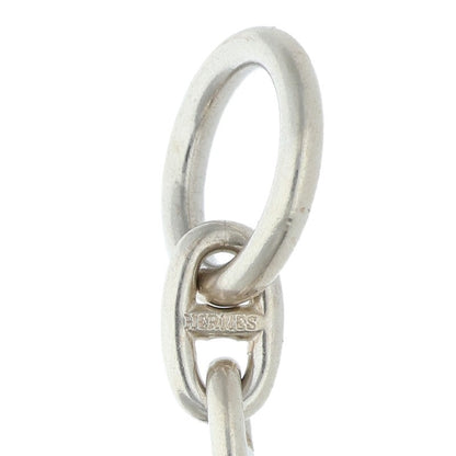 HERMES Chaine d'Ancre TPM Silver Necklace 925 Size ONE SIZE
