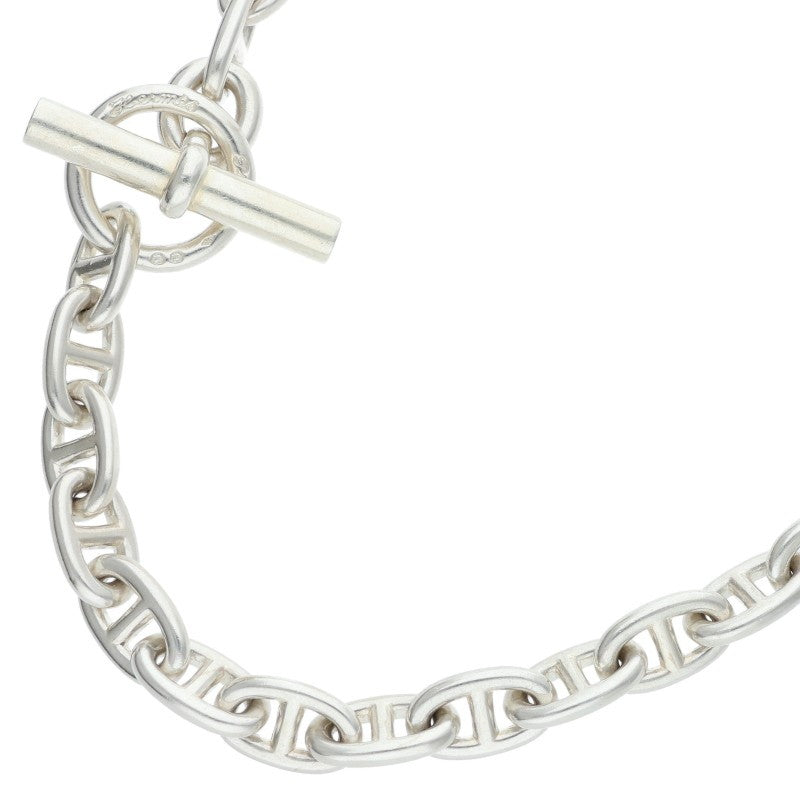HERMES Chaine d'Ancre MM Silver Choker Size ONE SIZE