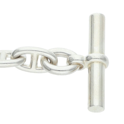 HERMES Chaine d'Ancre MM Silver Choker Size ONE SIZE