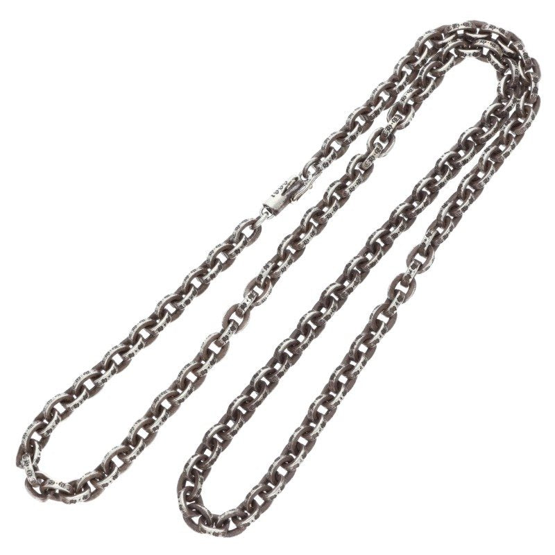 Chrome Hearts Paper Chain Necklace 925 14K Size ONE Silver