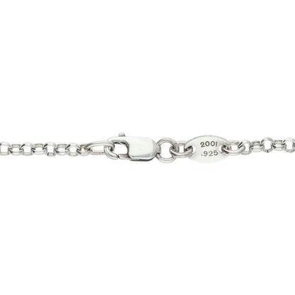 Chrome Hearts 925 Roll Chain Necklace Silver Size ONE SIZE