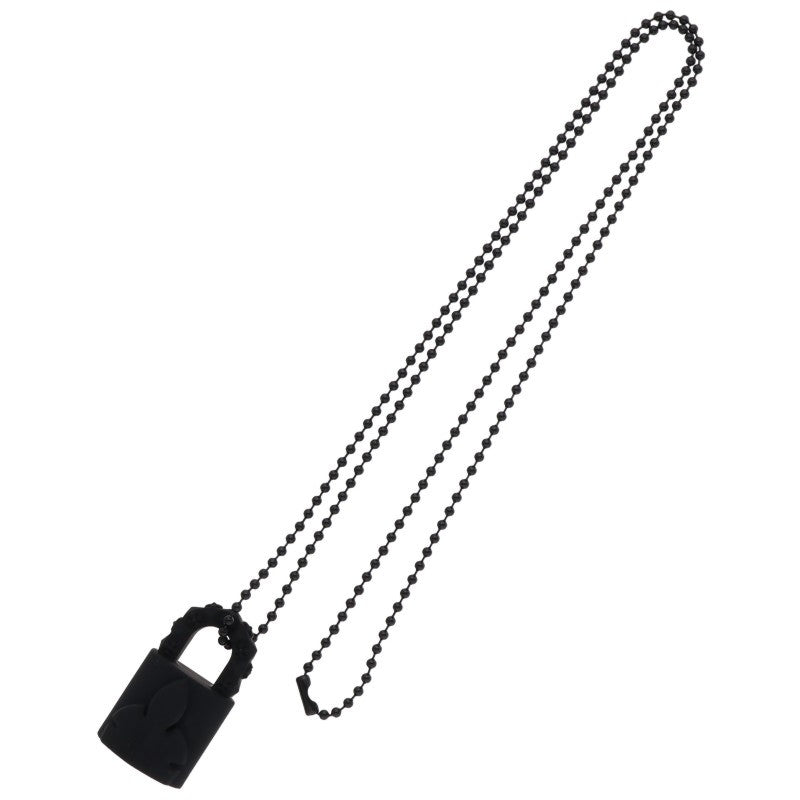 Chrome Hearts Padlock Rubber Necklace Black Size ONE SIZE