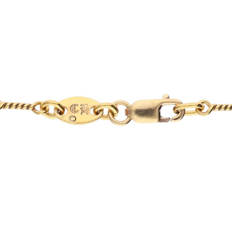 Chrome Hearts 22K Yellow Gold Chain Necklace Size 18INCH