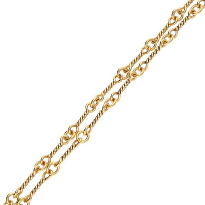 Chrome Hearts 22K Yellow Gold Chain Necklace Size 18INCH