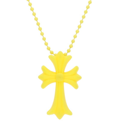 Chrome Hearts Yellow Rubber Small CH Cross Size ONE SIZE