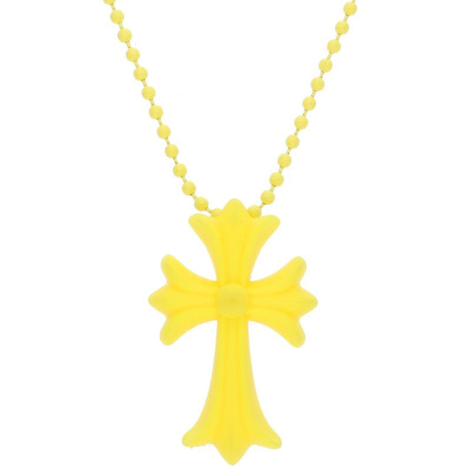 Chrome Hearts Yellow Rubber Small CH Cross Size ONE SIZE