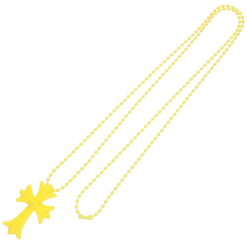 Chrome Hearts Yellow Rubber Small CH Cross Size ONE SIZE