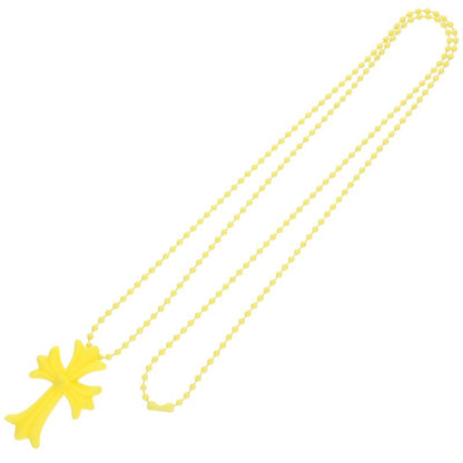 Chrome Hearts Yellow Rubber Small CH Cross Size ONE SIZE