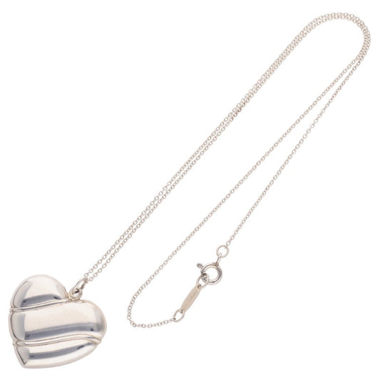 TIFFANY&Co. Heart Motif Silver Necklace