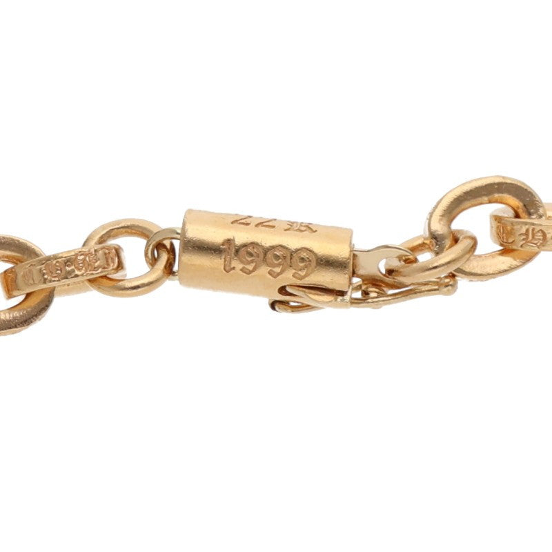 Chrome Hearts 22K Paper Chain 18inch Gold