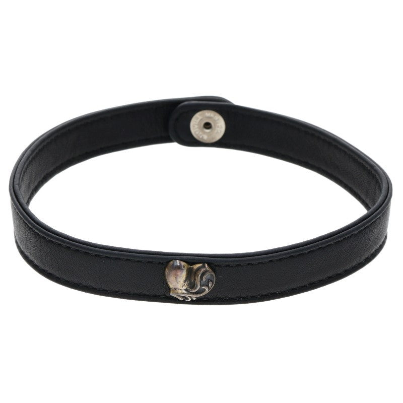 Chrome Hearts Heart Studded Choker Black Size ONE SIZE