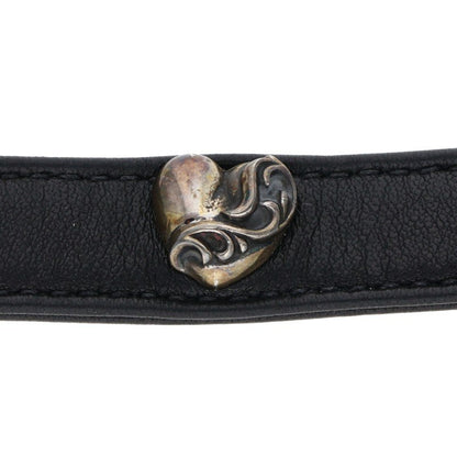Chrome Hearts Heart Studded Choker Black Size ONE SIZE
