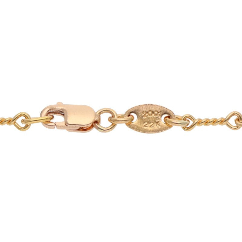 Chrome Hearts 22K Twist Chain 18inch Gold Size ONE SIZE