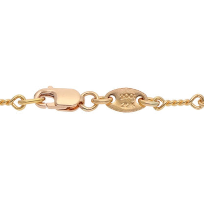 Chrome Hearts 22K Twist Chain 18inch Gold Size ONE SIZE