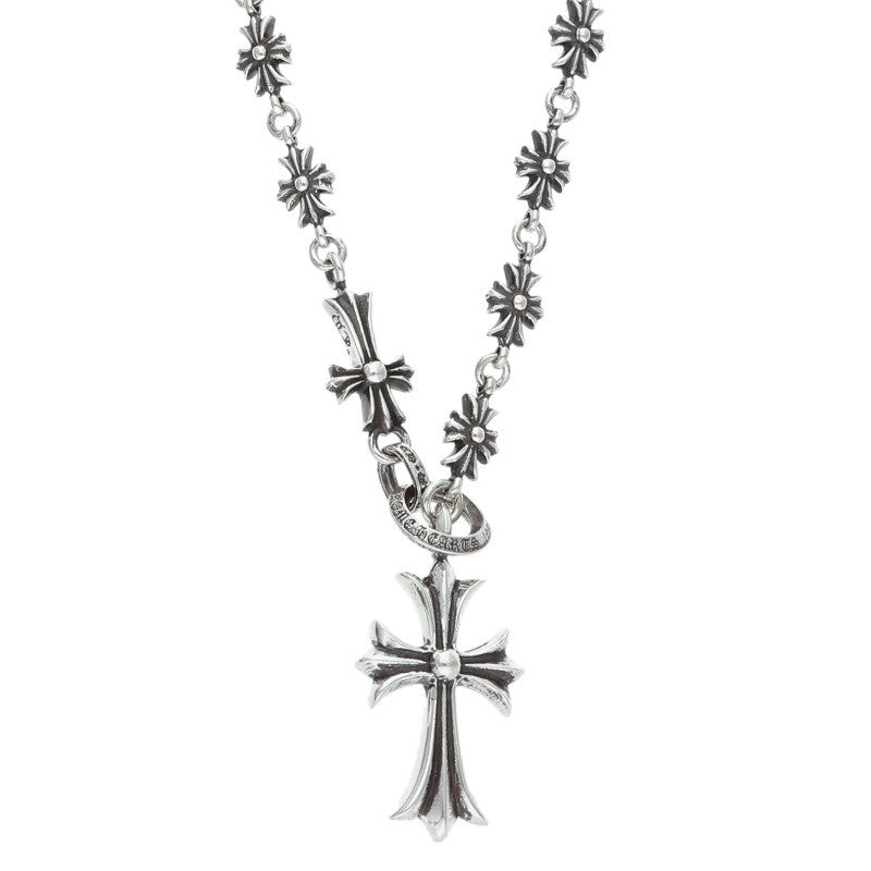 Chrome Hearts Tiny E CH Cross Choke Chain 925 Size ONE SIZE
