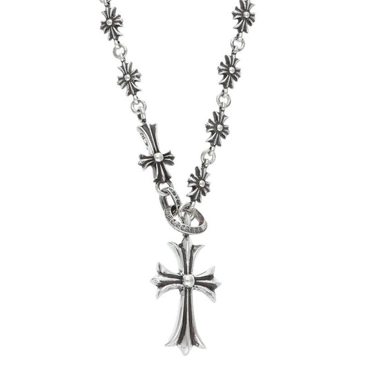 Chrome Hearts Tiny E CH Cross Choke Chain 925 Size ONE SIZE