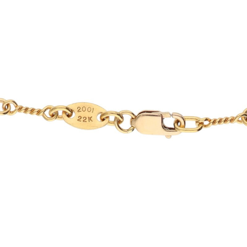 Chrome Hearts 22K 20inch Twist Chain Gold Size ONE SIZE